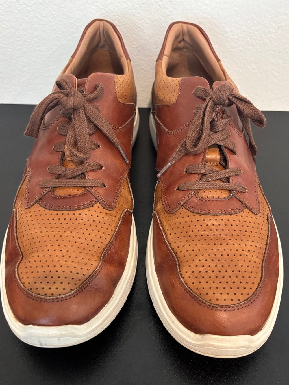 Allen Edmonds Osborn Men's Leather Dress Casual Sneakers 11D